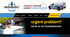 Desktop Screenshot of neighborlypest.com